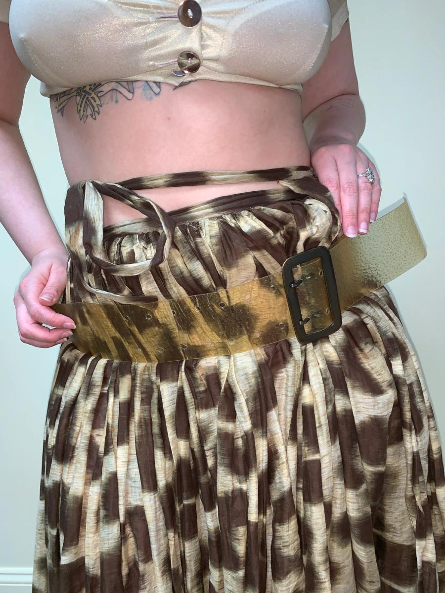 90s Beauty: Beast Clear Leather Belt product image