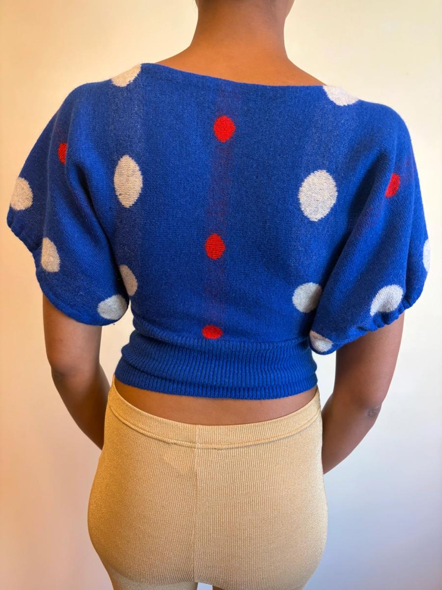 80s Dorothée Bis Polka Dot Sweater product image