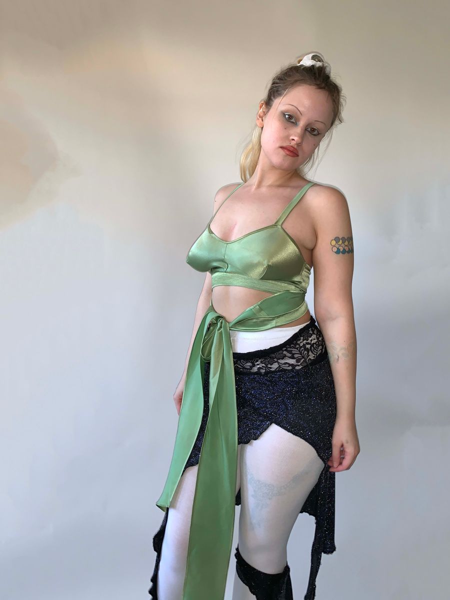 1930s French Wrap Around Bra Top product image