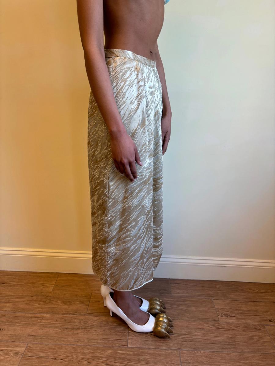 Krizia Tiger Stripe Wrap Skirt product image