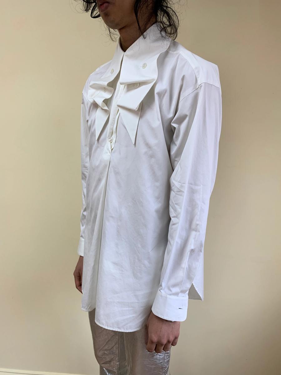 1980s Issey Miyake Button Collar Poet Blouse product image