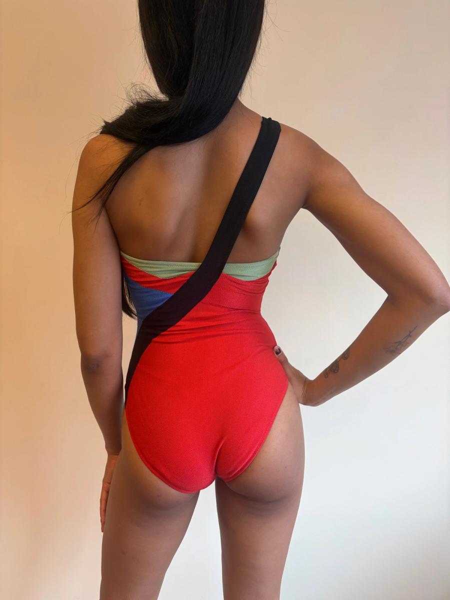 Vintage Fendi Color Blocked Swimsuit product image