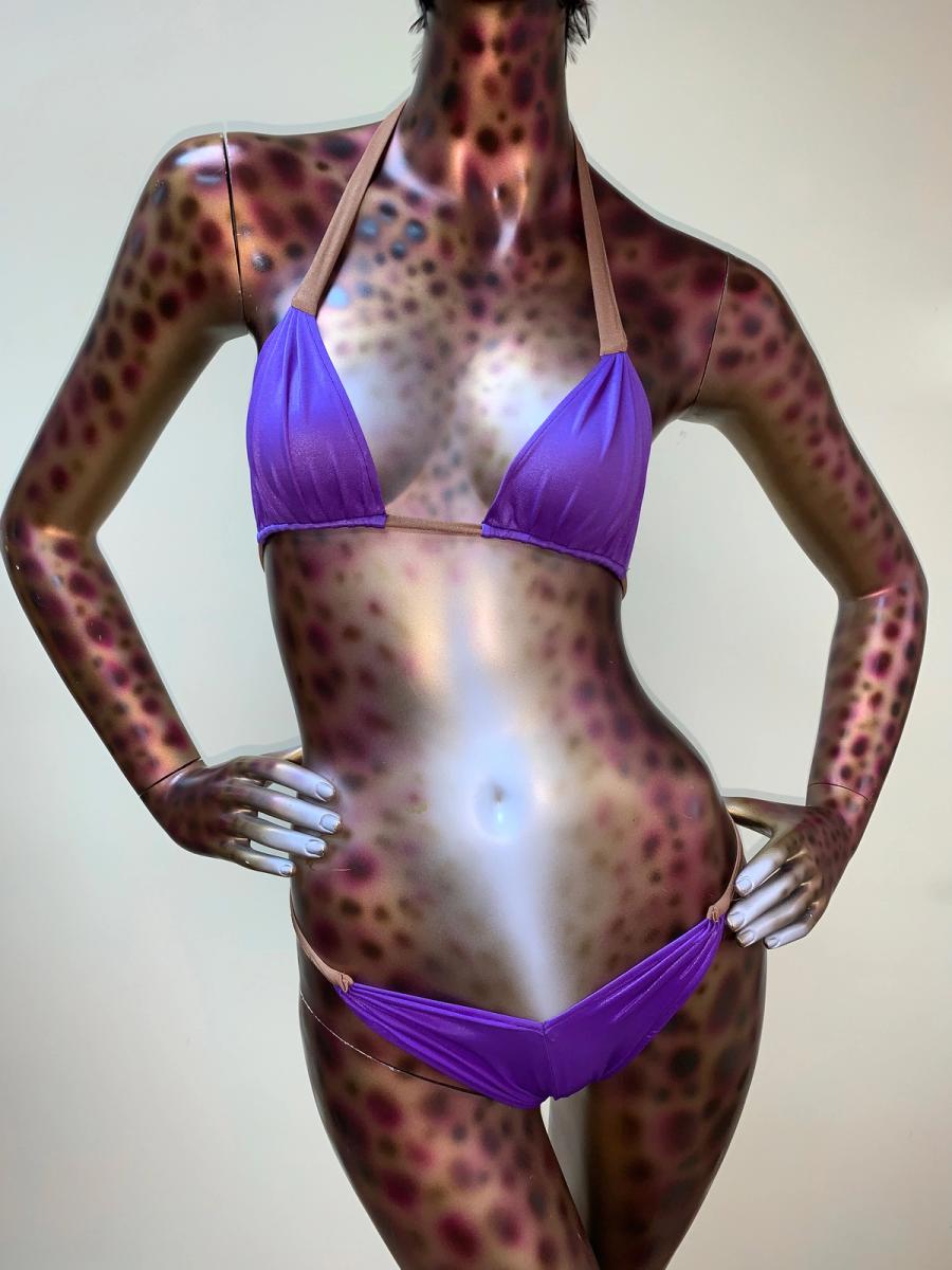 80s OMO Norma Kamali Swimsuit With Butt Cutout product image