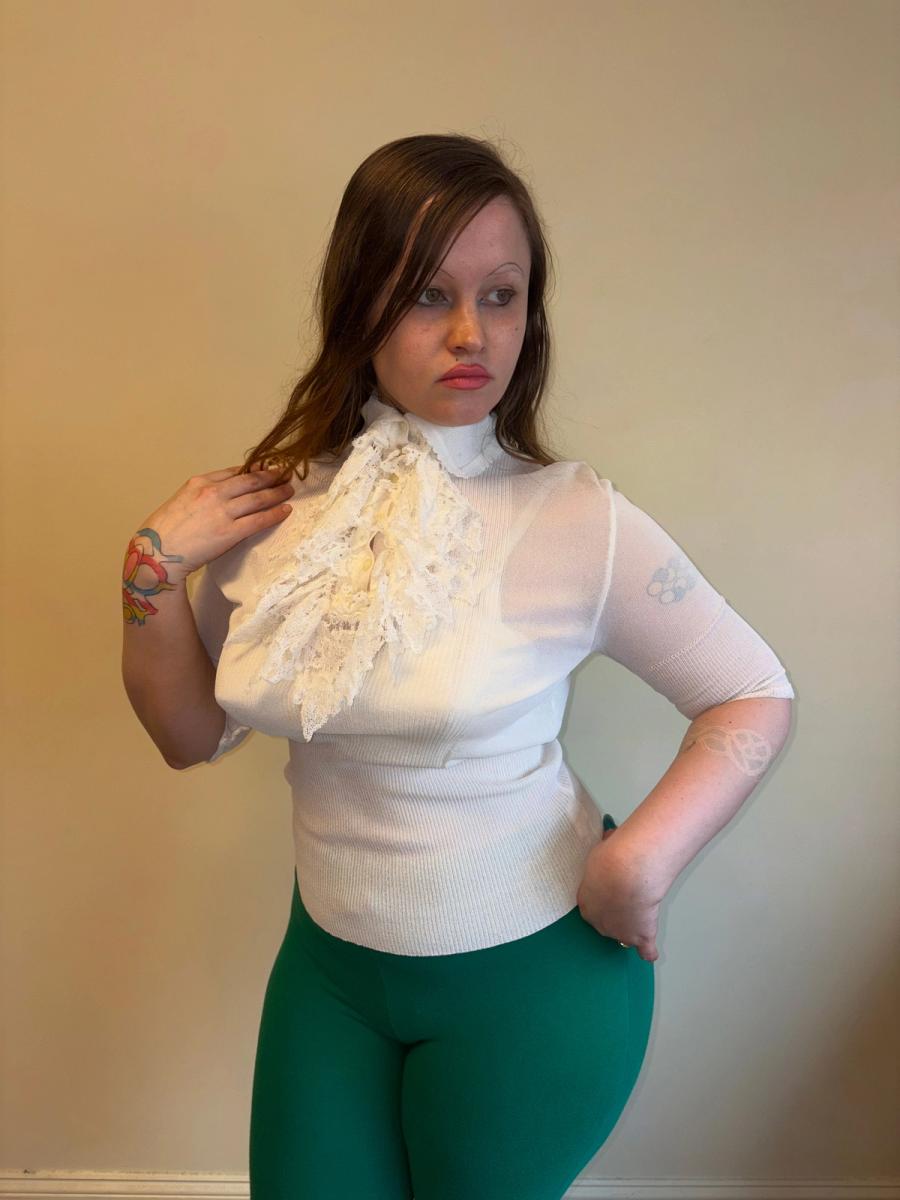 1996 Vivienne Westwood Crochet Sheer Blouse product image