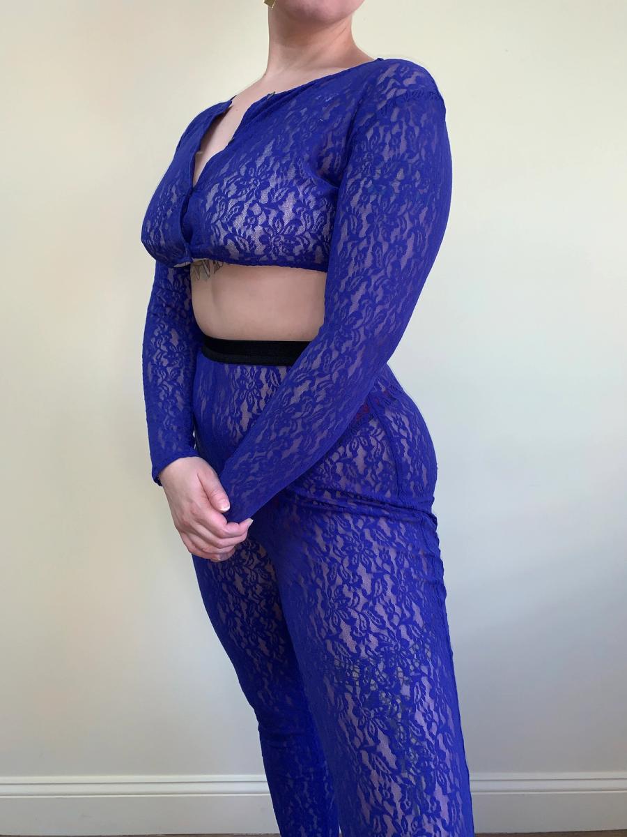 80s Gaultier Public Lace Set  product image