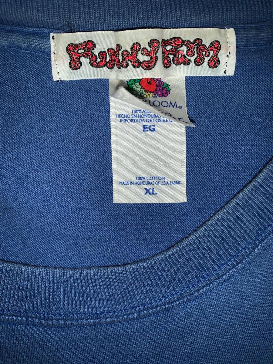 90s Funny Farm Skull And Cross T-shirt product image