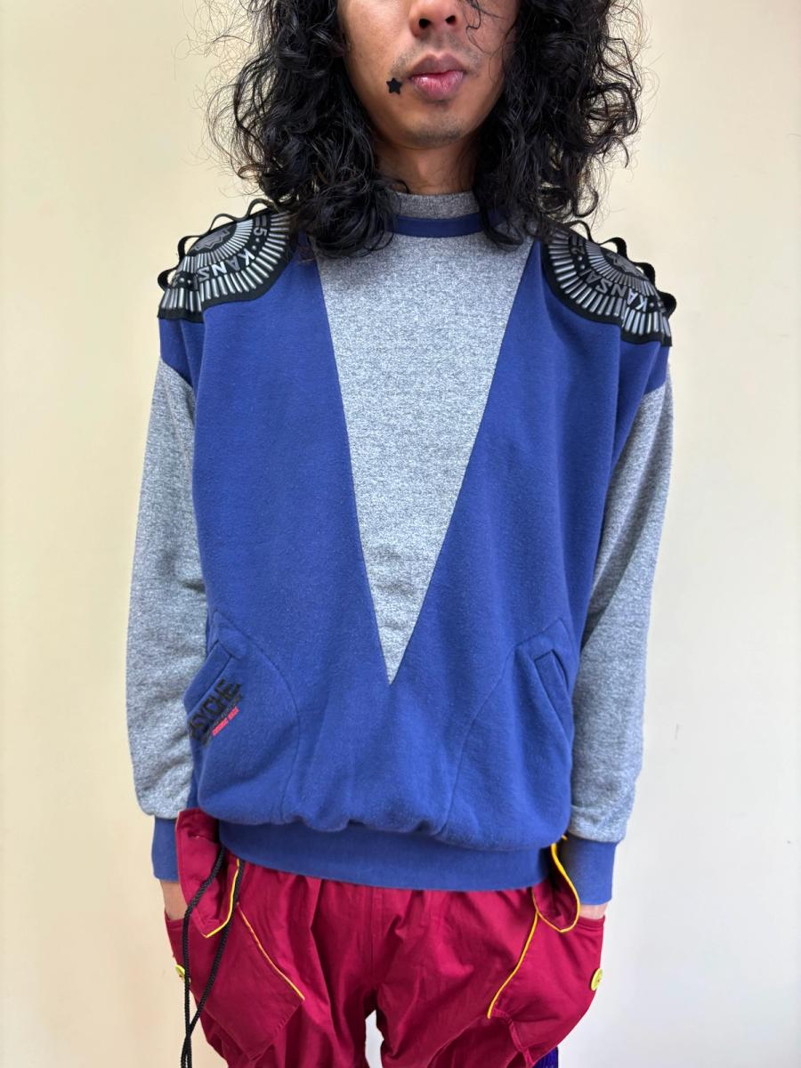 80s Kansai Yamamoto 'Psyche' Pullover with Rubber Accents  product image