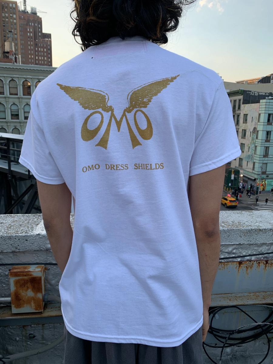 "Enfer" Pus & Blood Text & Wings T-shirt - Medium