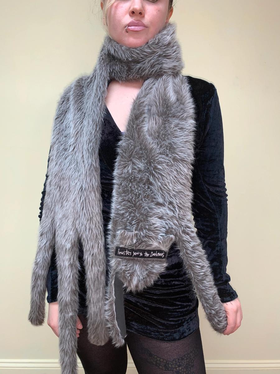 Milkboy Faux Fur "Darkness" Scarf product image