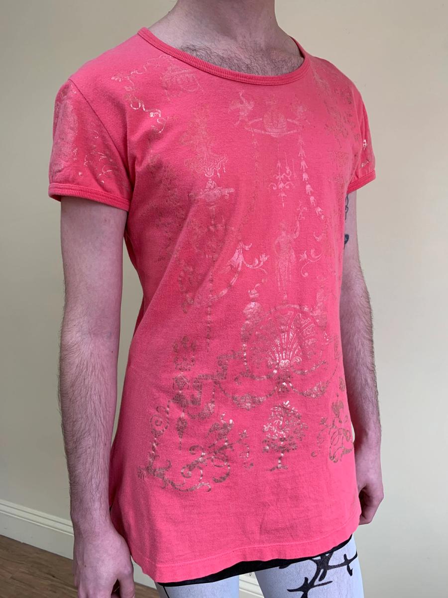 Vivienne Westwood 1990 Bubblegum Pink Boulle Tee product image