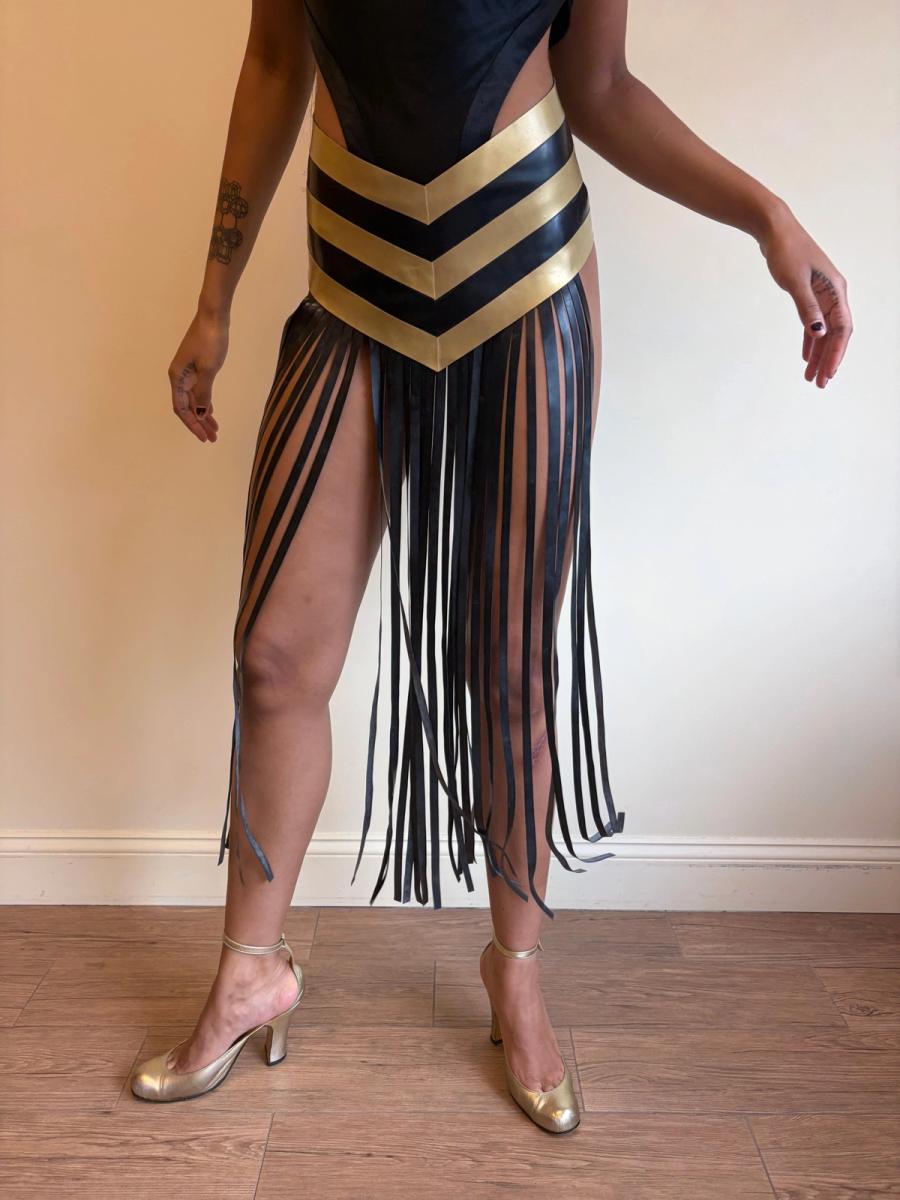 Latex Fringe Skirt product image