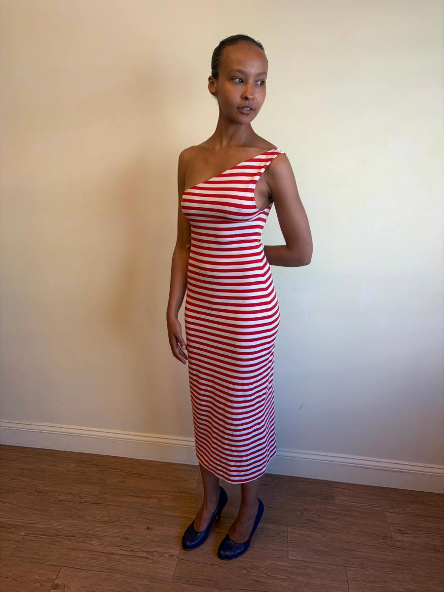 1970s Kamali Striped Dress product image