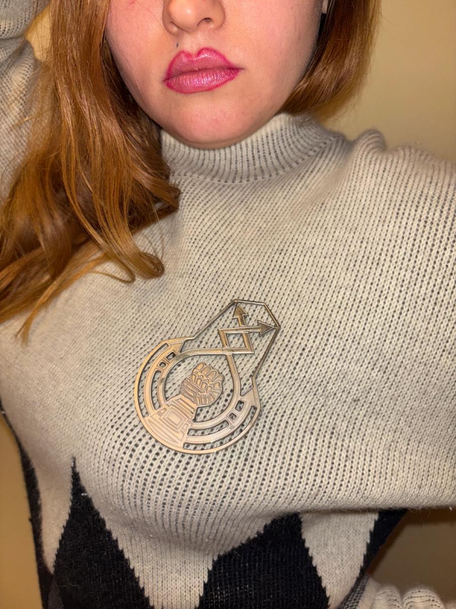 1980s Jean-Paul Gaultier Metal Pin product image