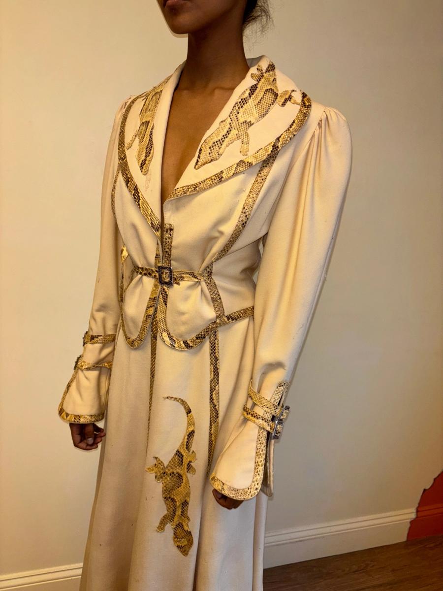 70s Bill Gibb Lizard Cutout Set product image