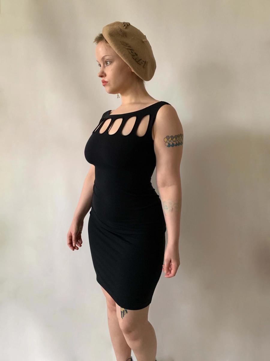 90s Norma Kamali Cutout Dress product image