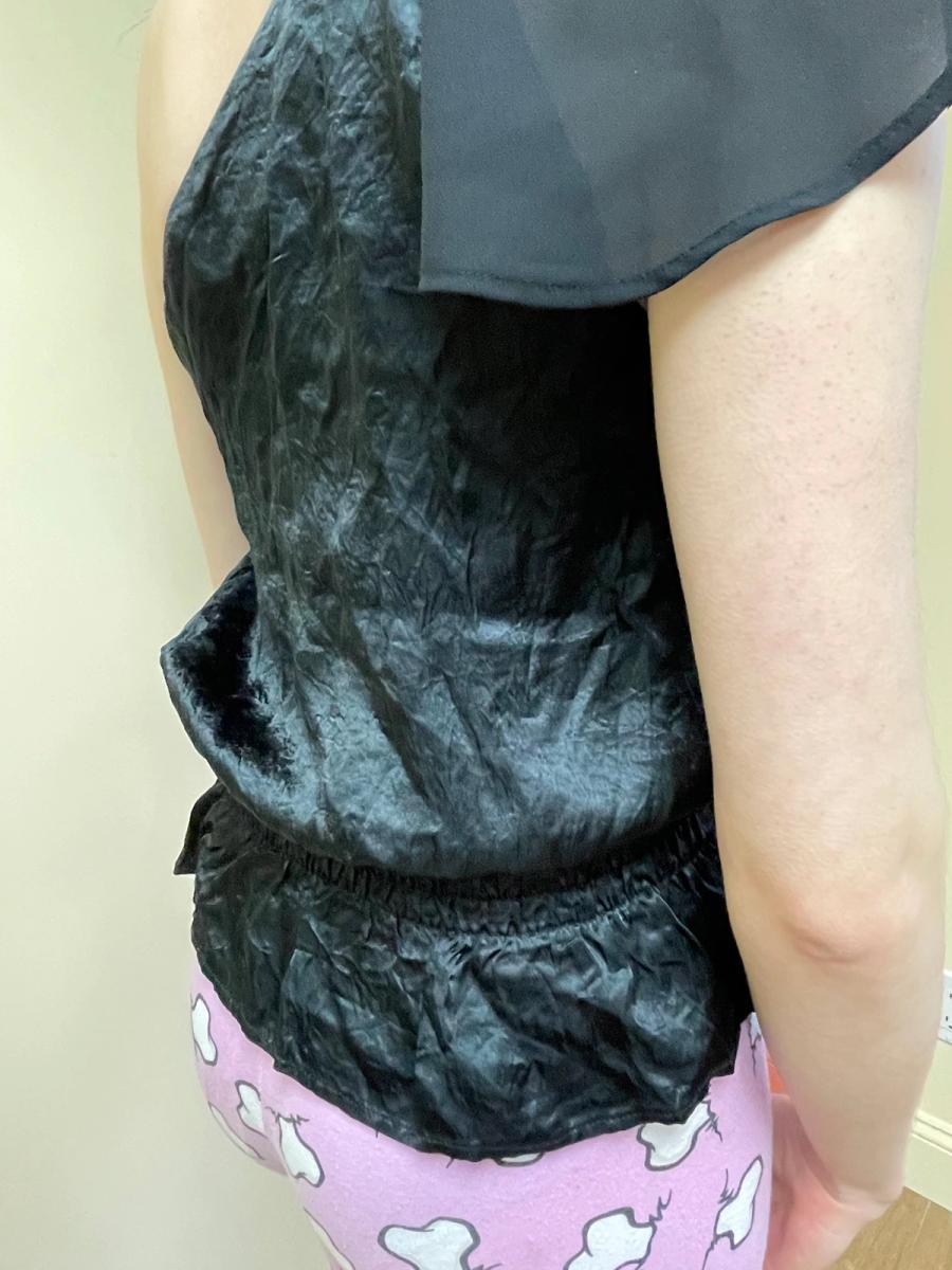 Beauty: beast Asymmetrical Pleated Top product image