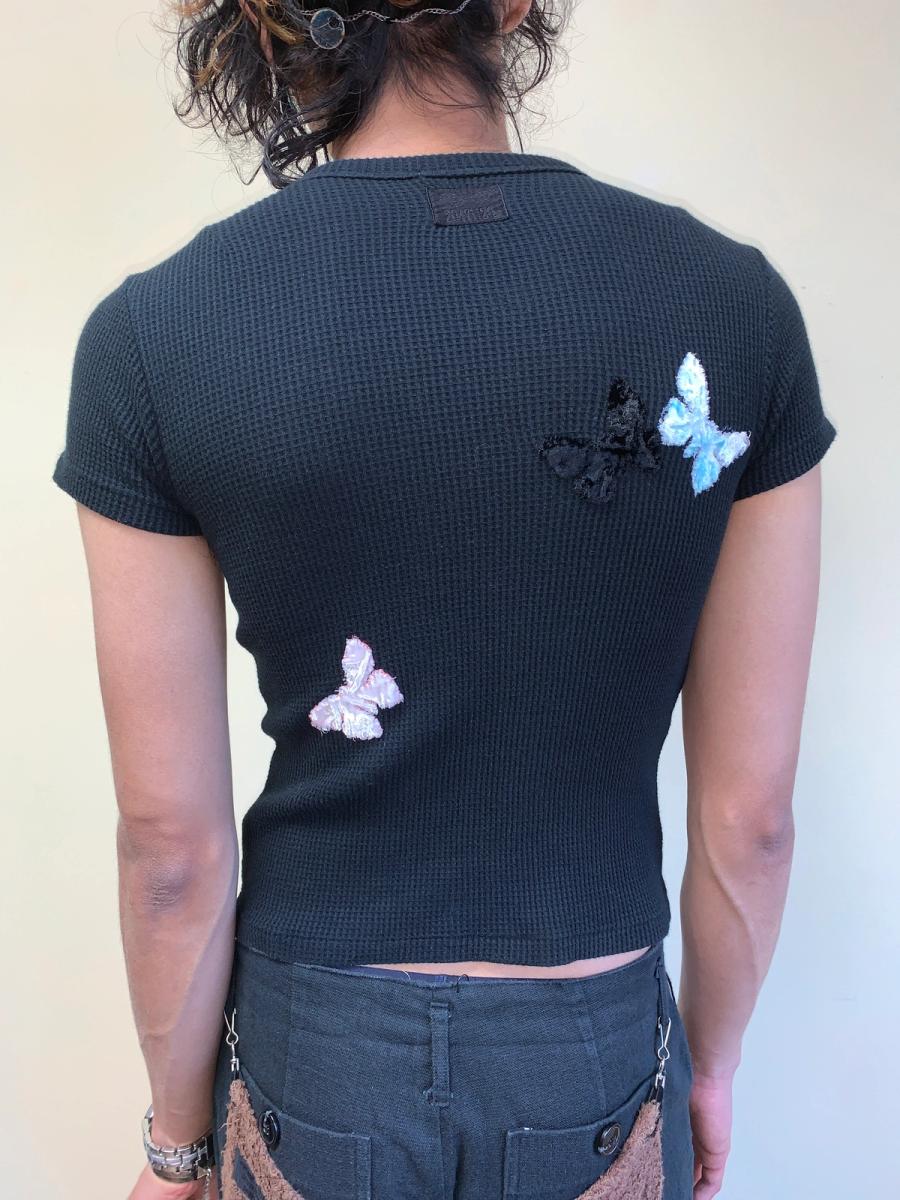 20471120 Waffle Tee with Butterflies product image