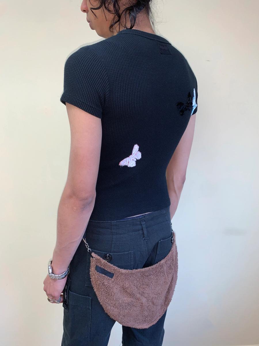 20471120 Waffle Tee with Butterflies product image