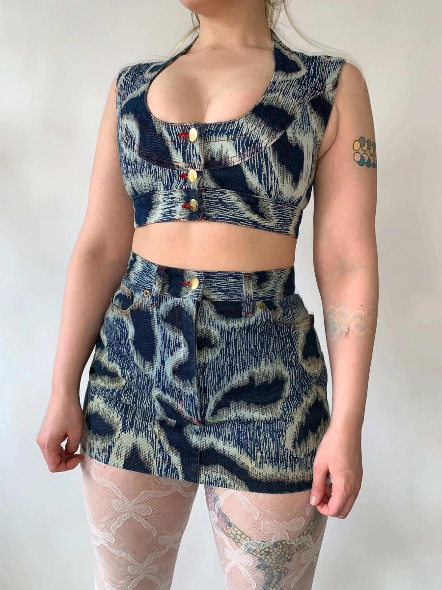 1994 Vivienne Westwood Café Society Leopard Set product image