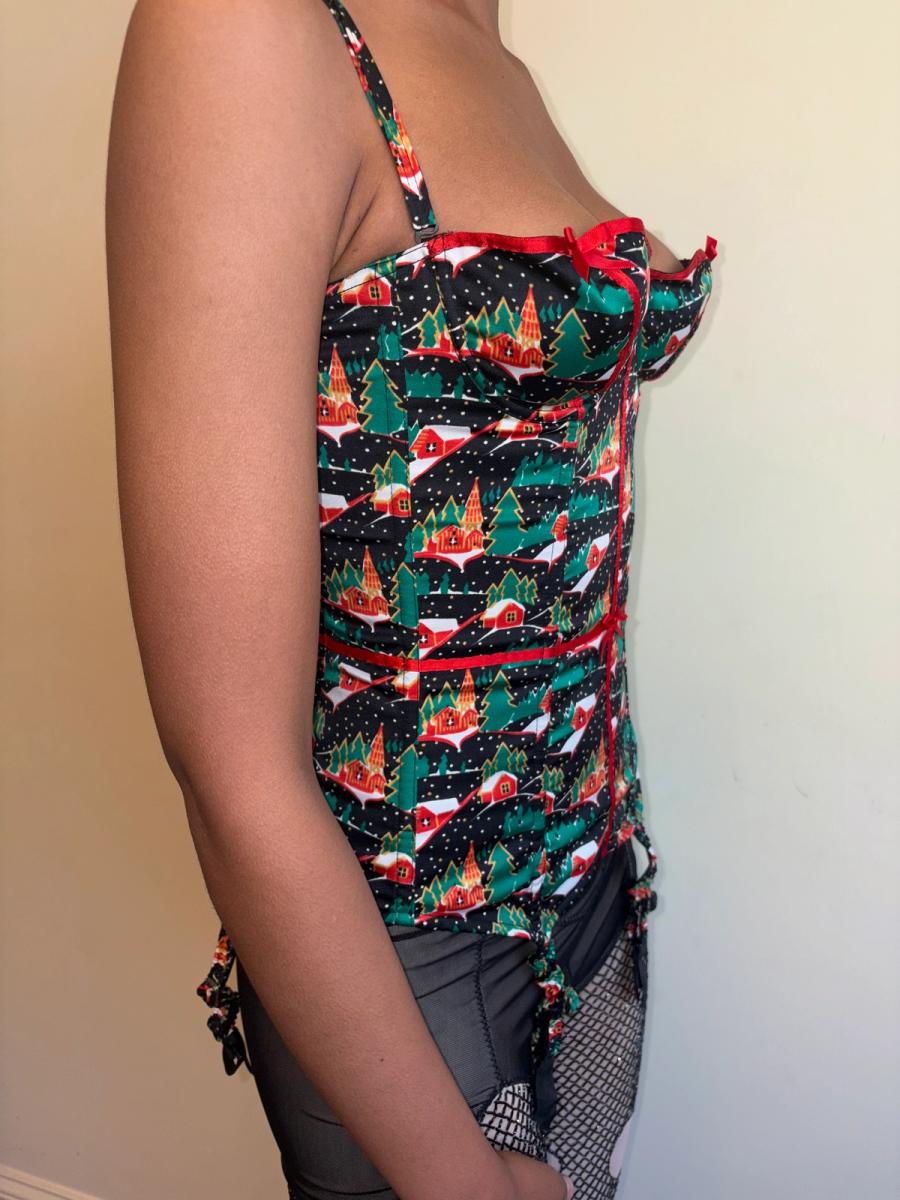 Vintage Chantal Thomass Christmas Present Bustier product image