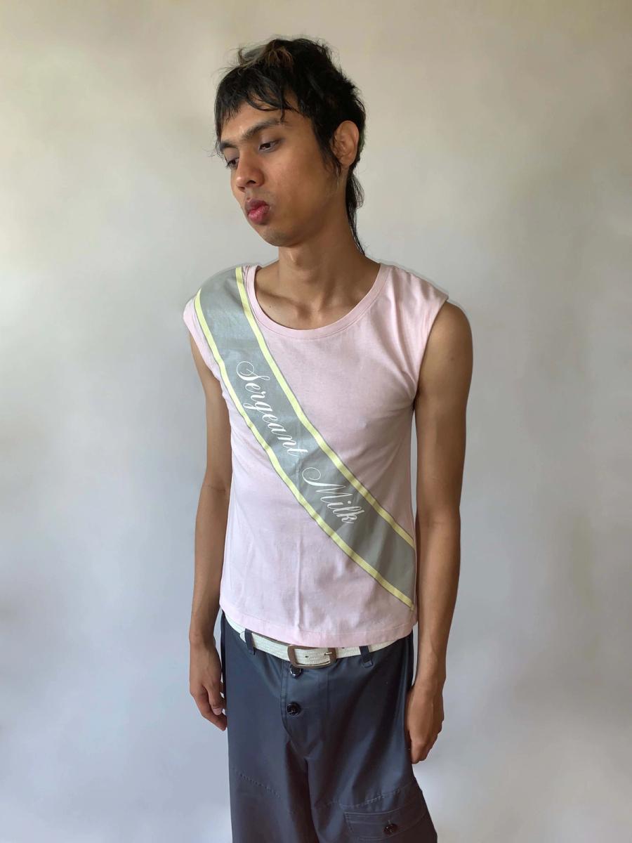 MILK "Sergeant Milk" Sash Tank Top product image