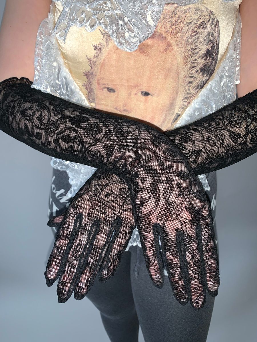 Vintage Vivienne Westwood Black Lace Gloves product image