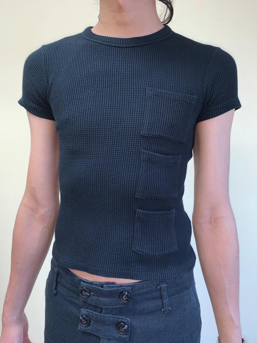 20471120 Waffle Tee with Butterflies product image