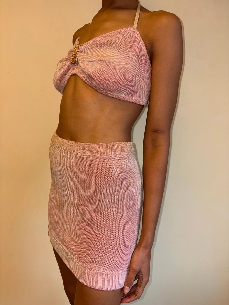 1940s "Coldfire Glo-Suit" Knit Bathing Suit product image