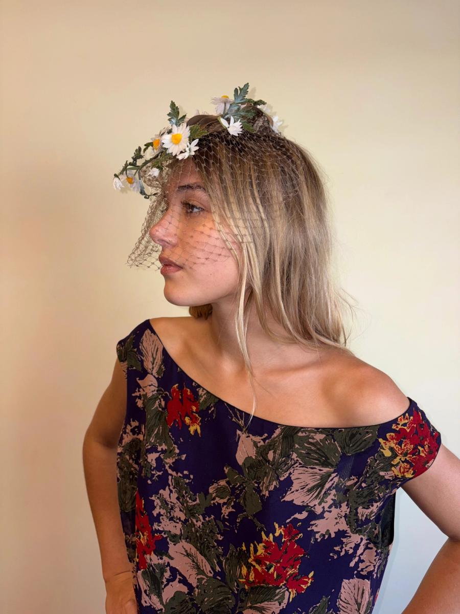 1950s Daisy Net Head Piece product image
