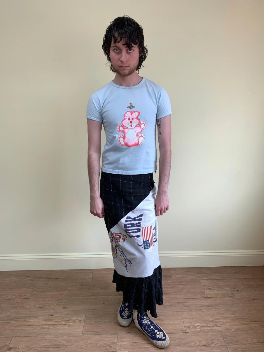 90s Vivienne Westwood Baby Blue Teddy Bear T-shirt product image