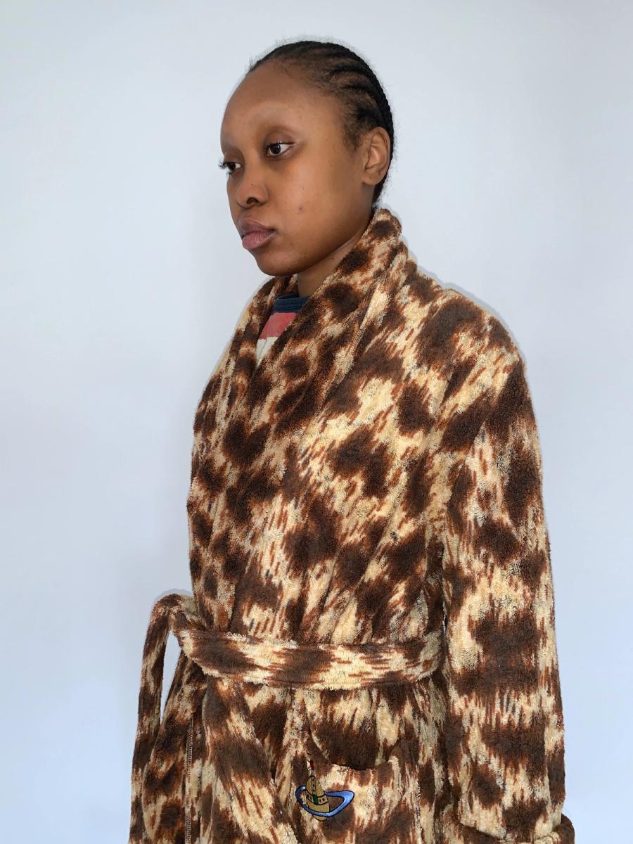 Vintage Vivienne Westwood Leopard Terrycloth Robe product image