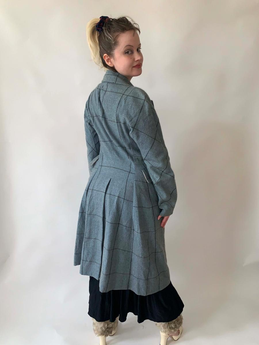 90s Vivienne Westwood Plaid Overcoat product image