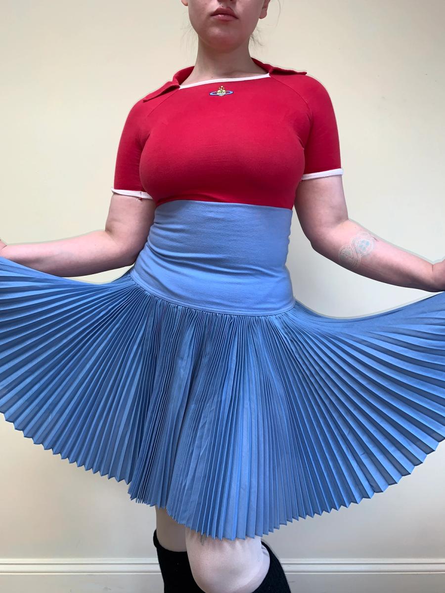 90s Chantal Thomass Pleated Skirt product image