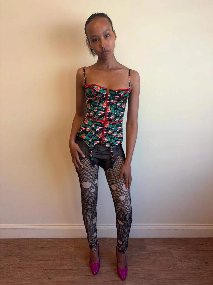 Vintage Chantal Thomass Christmas Present Bustier product image