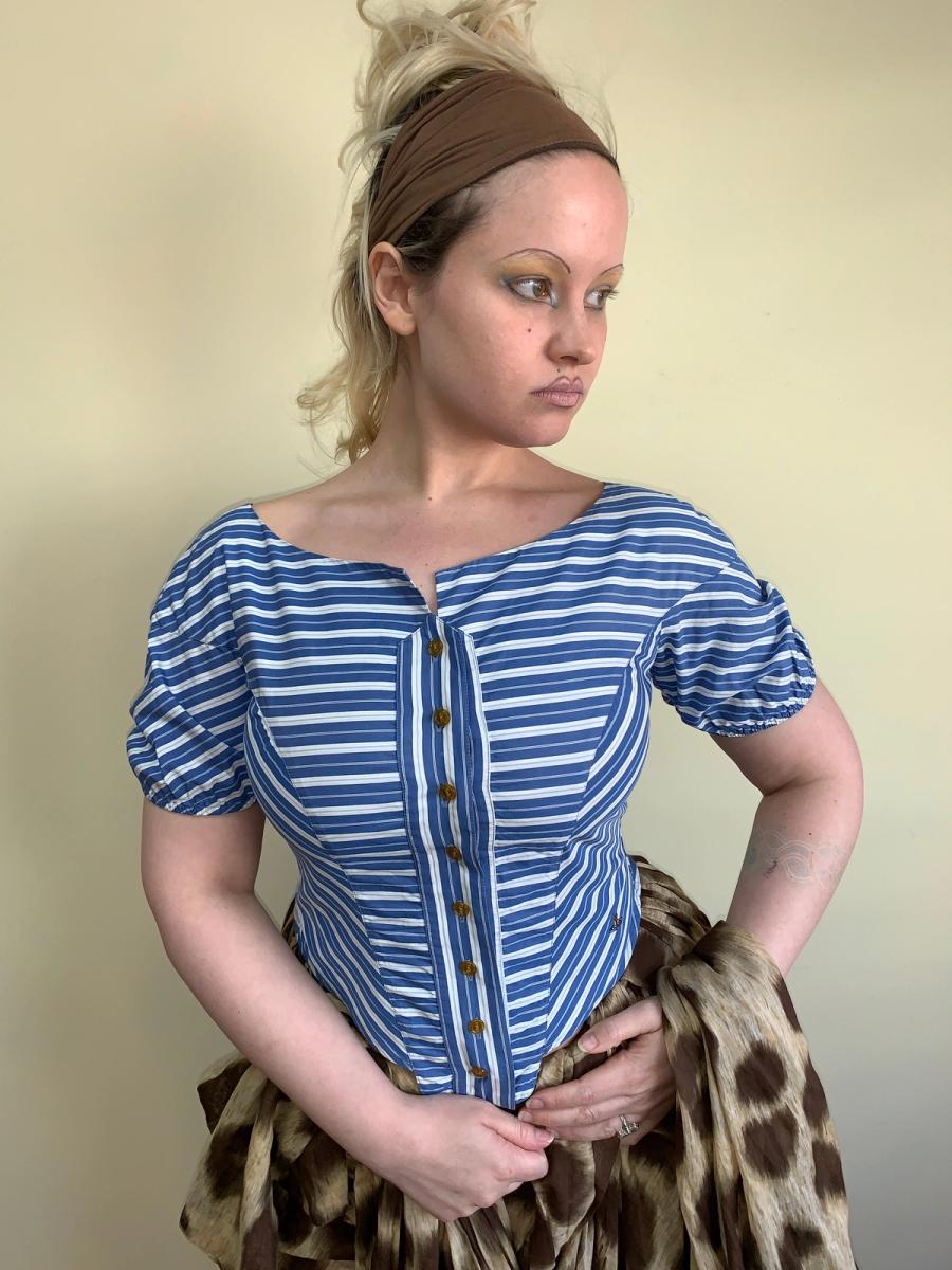 90s Vivienne Westwood Paneled Blouse product image