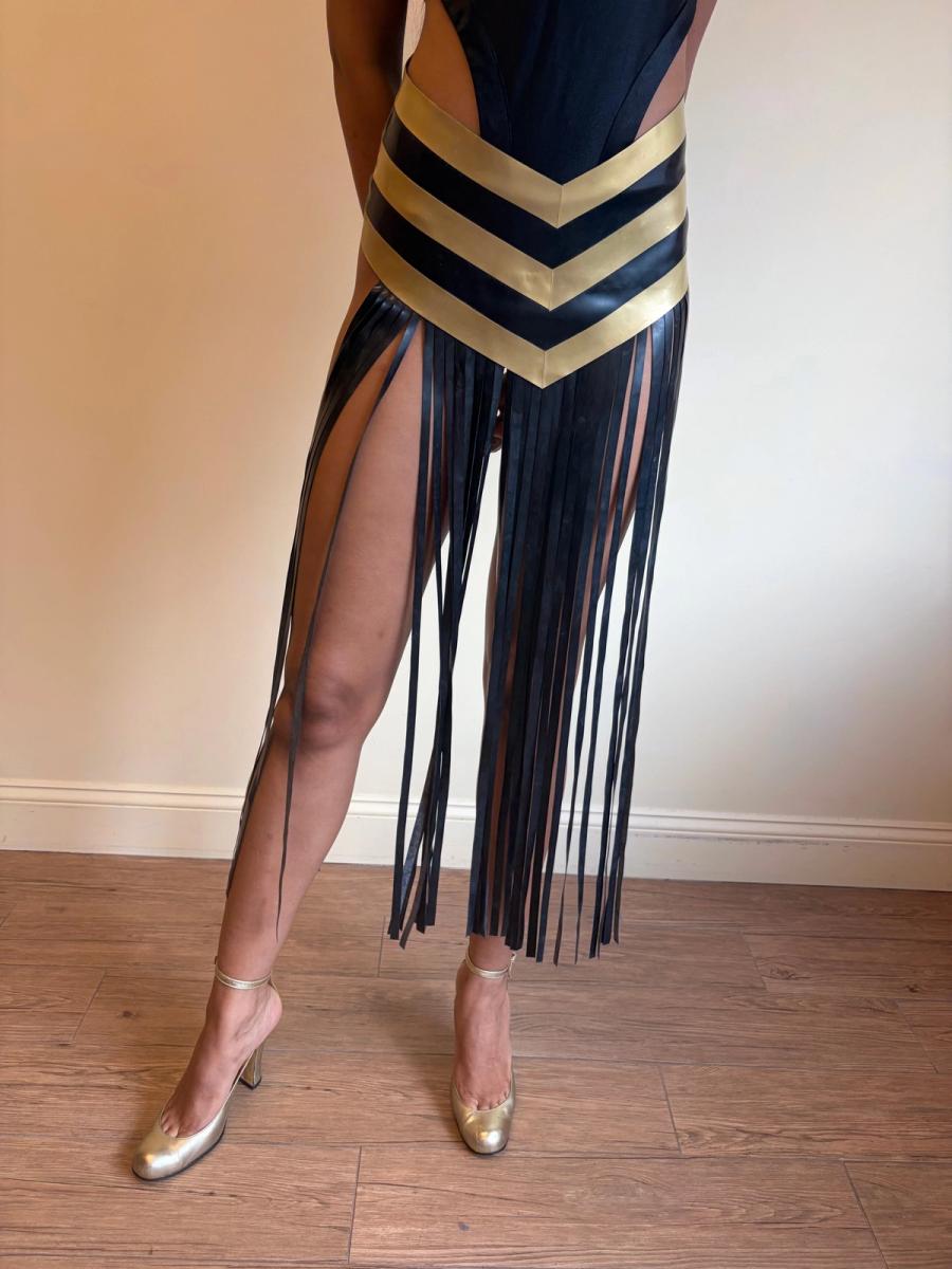 Latex Fringe Skirt product image