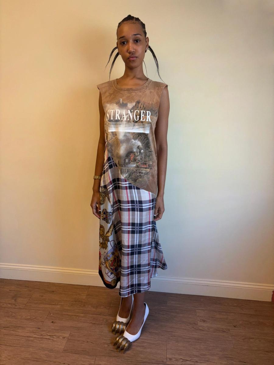 DryCleanOnly 'Stranger' Patchwork Dress product image