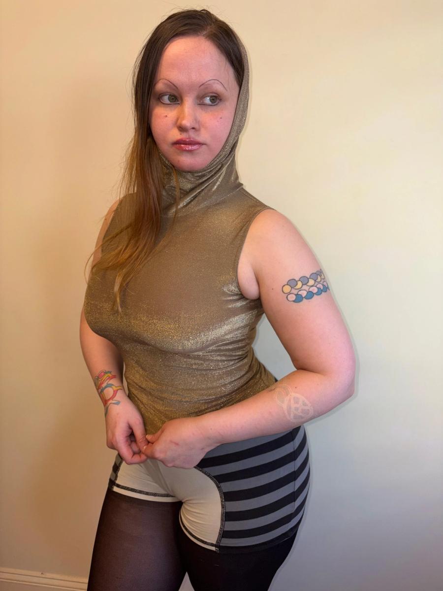 Moschino 90s Dramatic Lurex Turtleneck product image