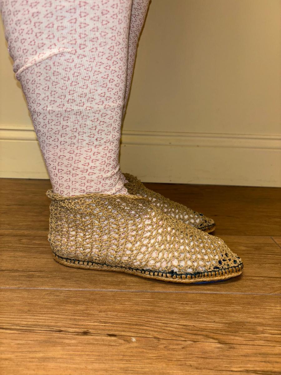 Antique French Woven Beach Shoes  product image