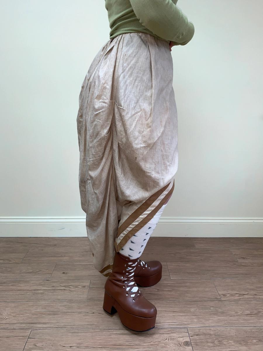 1880s Bustle Walking Skirt product image