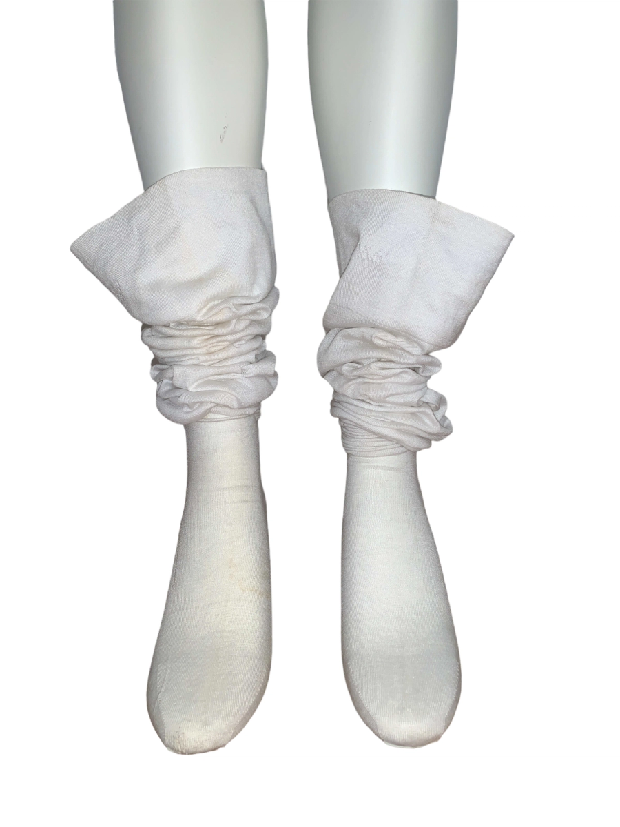 French Antique Cotton Stockings 