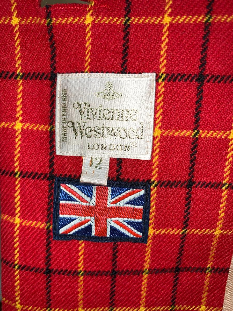 Vivienne Westwood 1995 'Vive la Cocotte' Runway Tartan Check Vest product image