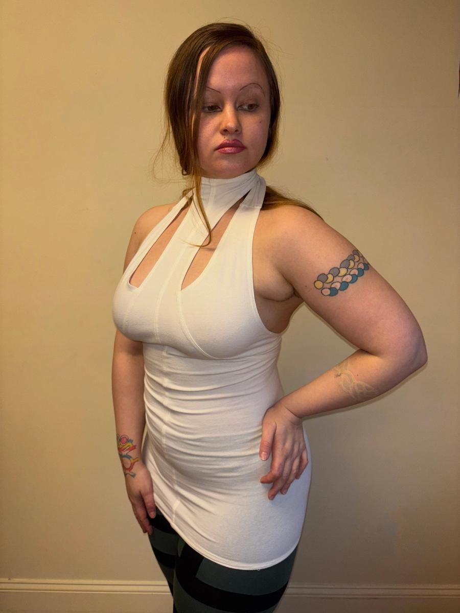 1980s Dorothée Bis Paneled Mock-neck Top product image