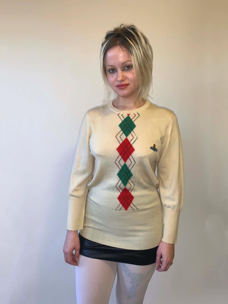 Vivienne Westwood 1989 Pagan Argyle Knit product image