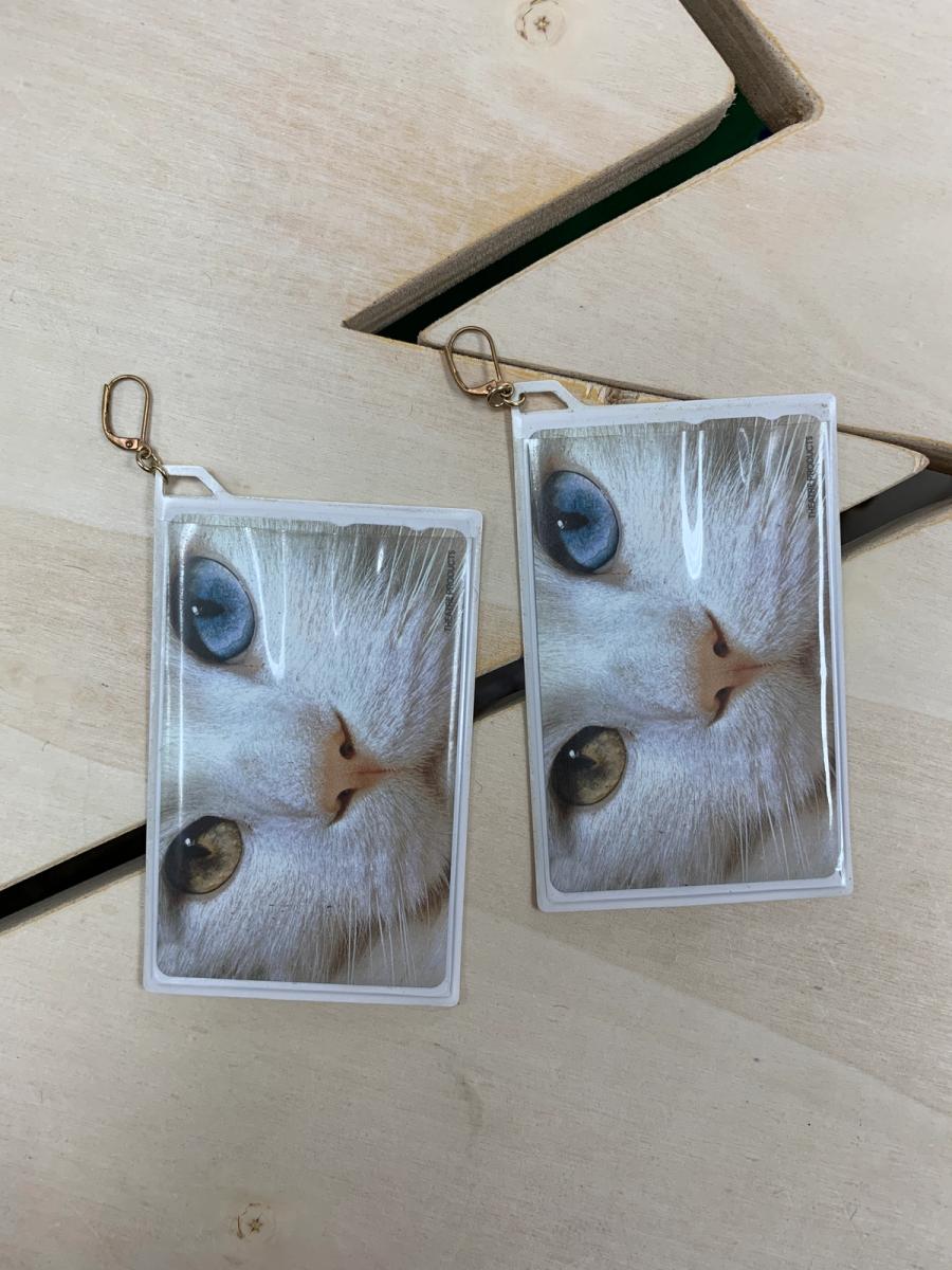 Theatre Products Heterochromia Cat Earrings  product image