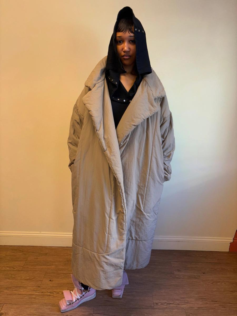 80s Norma Kamali OMO Sleeping Bag Coat product image