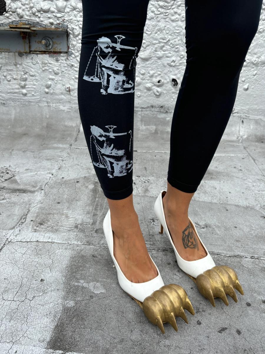 Thinker Woman Black Leggings product image