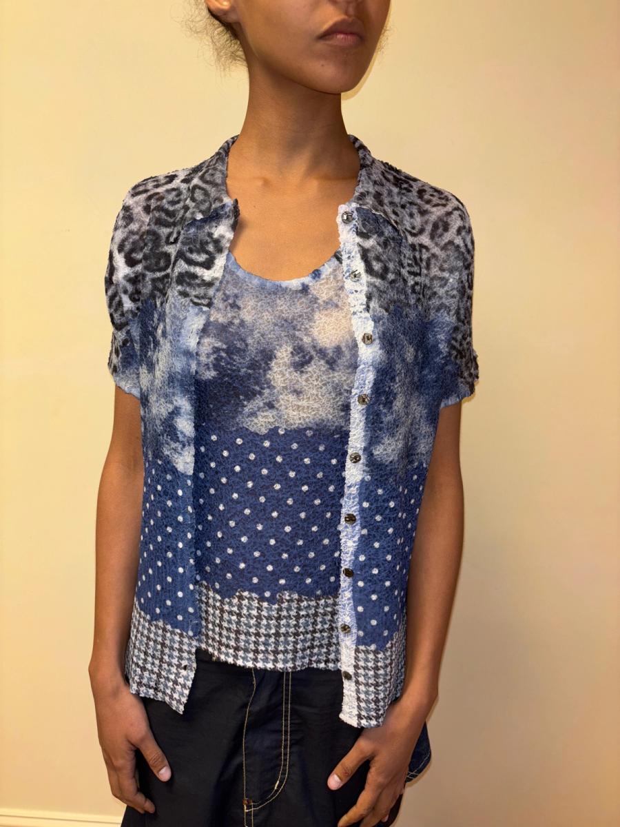 Vintage Yoshiki Hishinuma Pleated Leopard Set product image