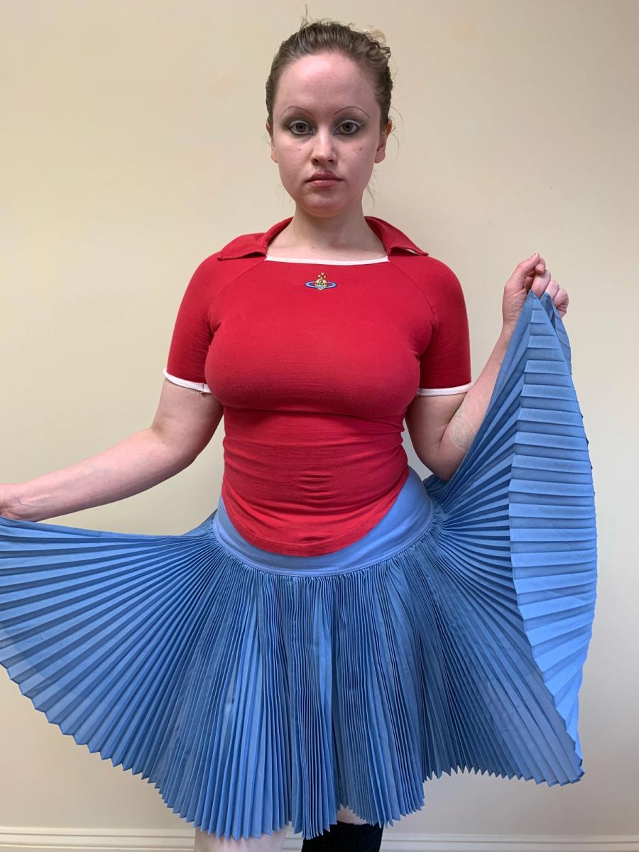 90s Chantal Thomass Pleated Skirt product image