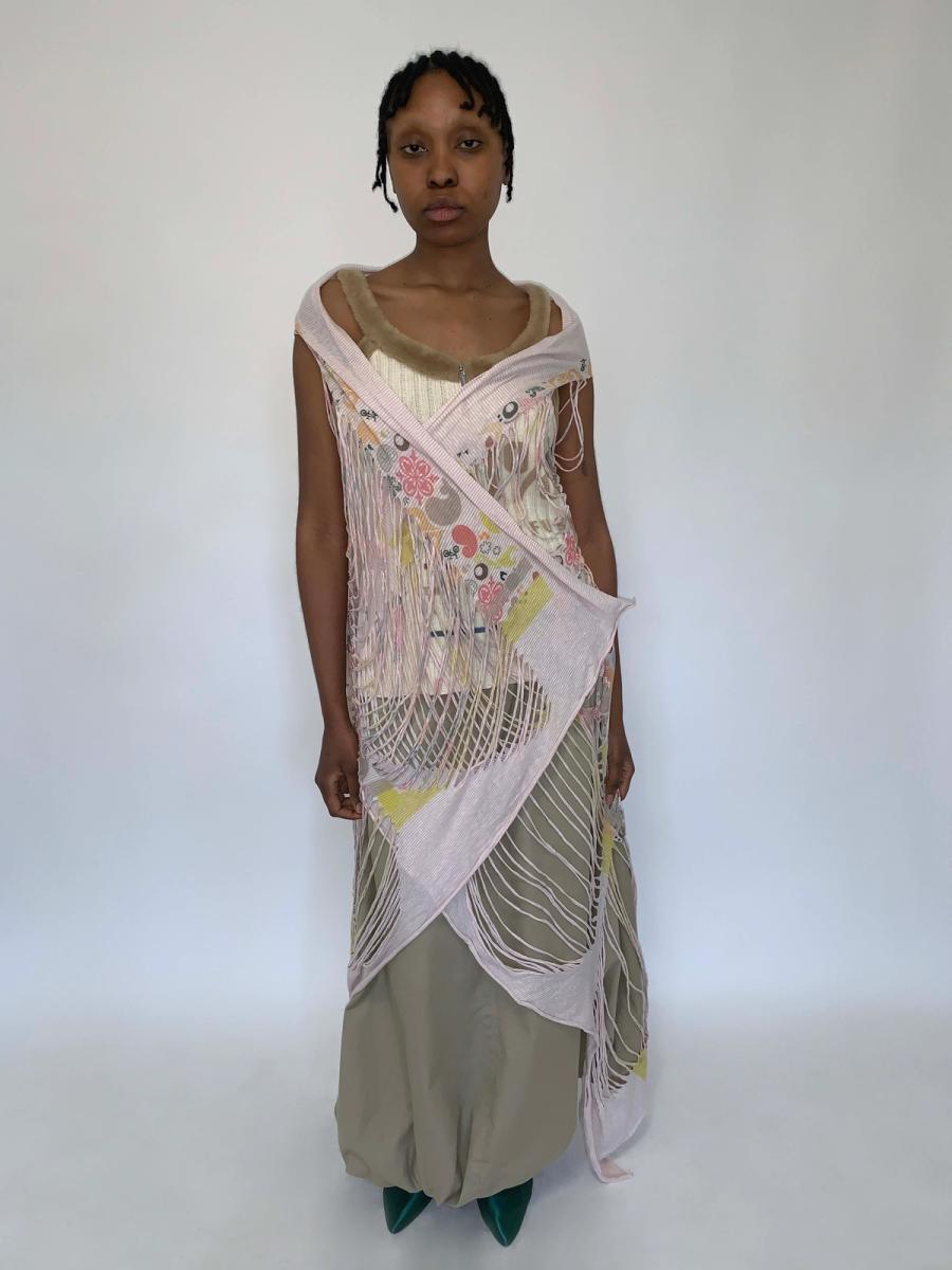 Nozomi Ishiguro Slashed Wrap product image